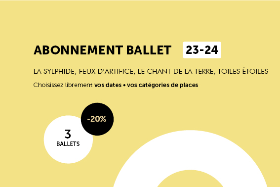 Abonnement ballet pour la saison 2023-2024