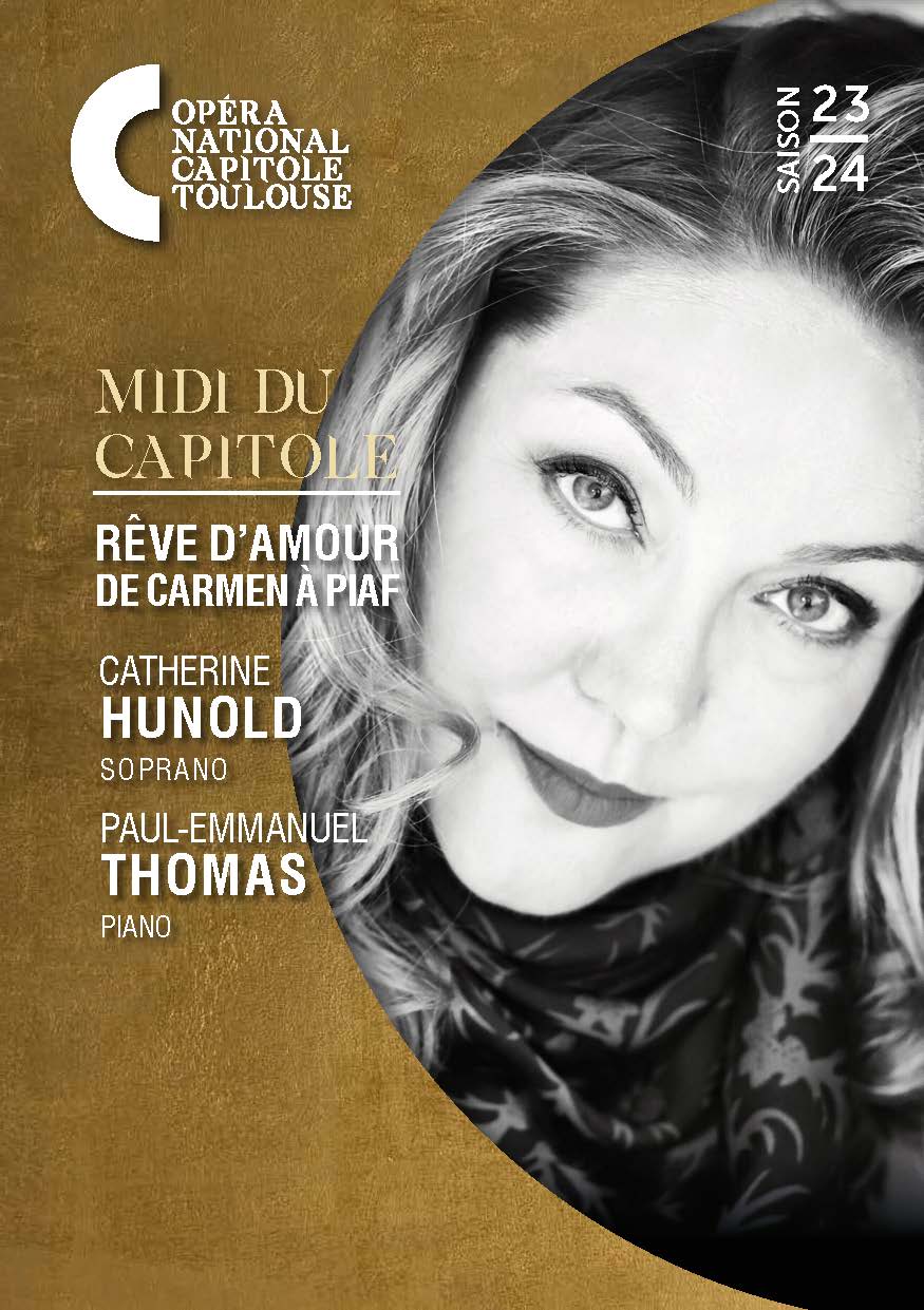 Programme de salle du Midi du Capitole de Catherine Hunold